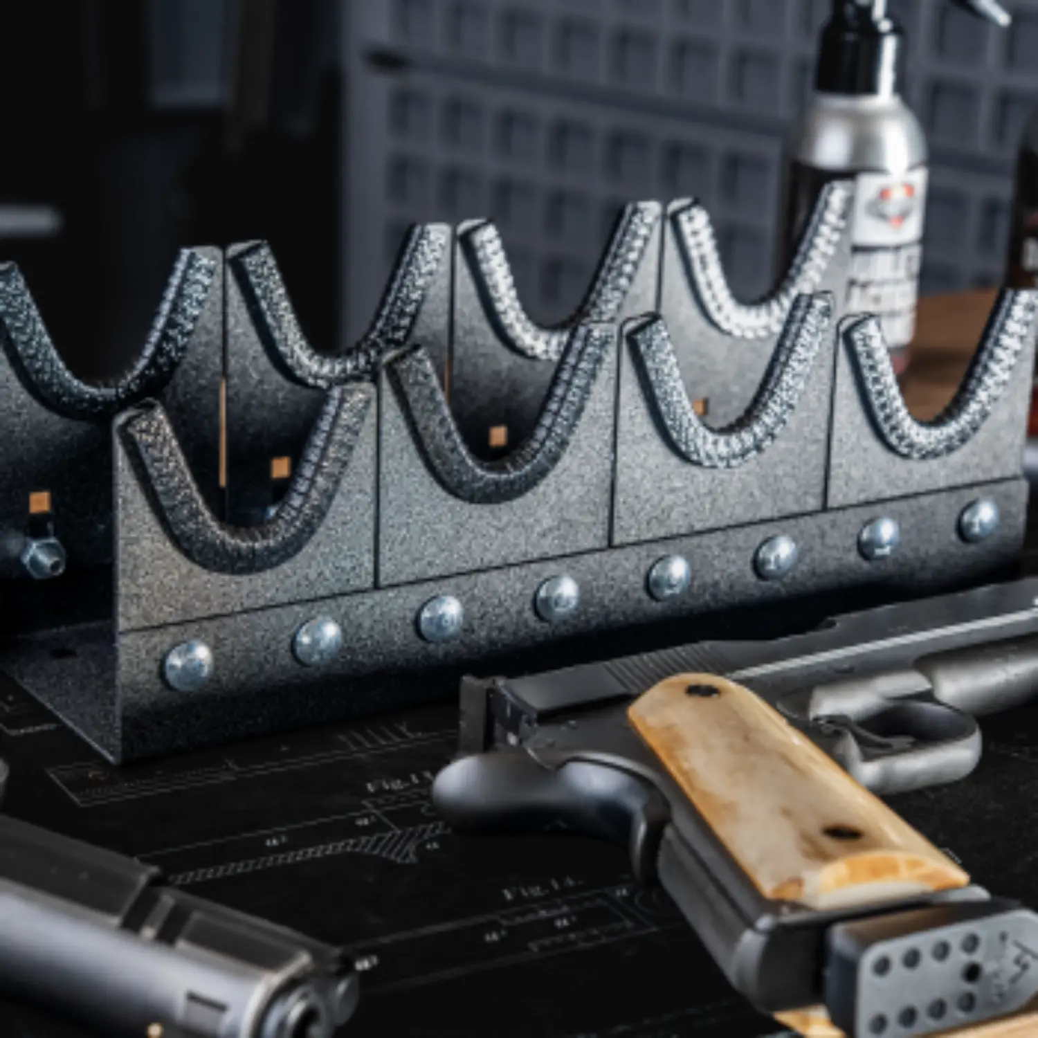 Steelhead Adjustable Pistol Rack